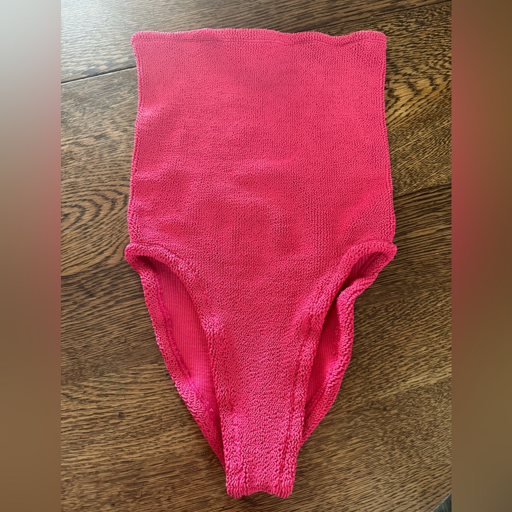 Hunza G strapless one piece